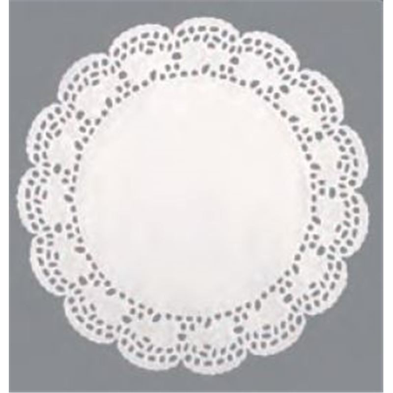 DENTELLE BLANCHE RONDE ø 12 CM