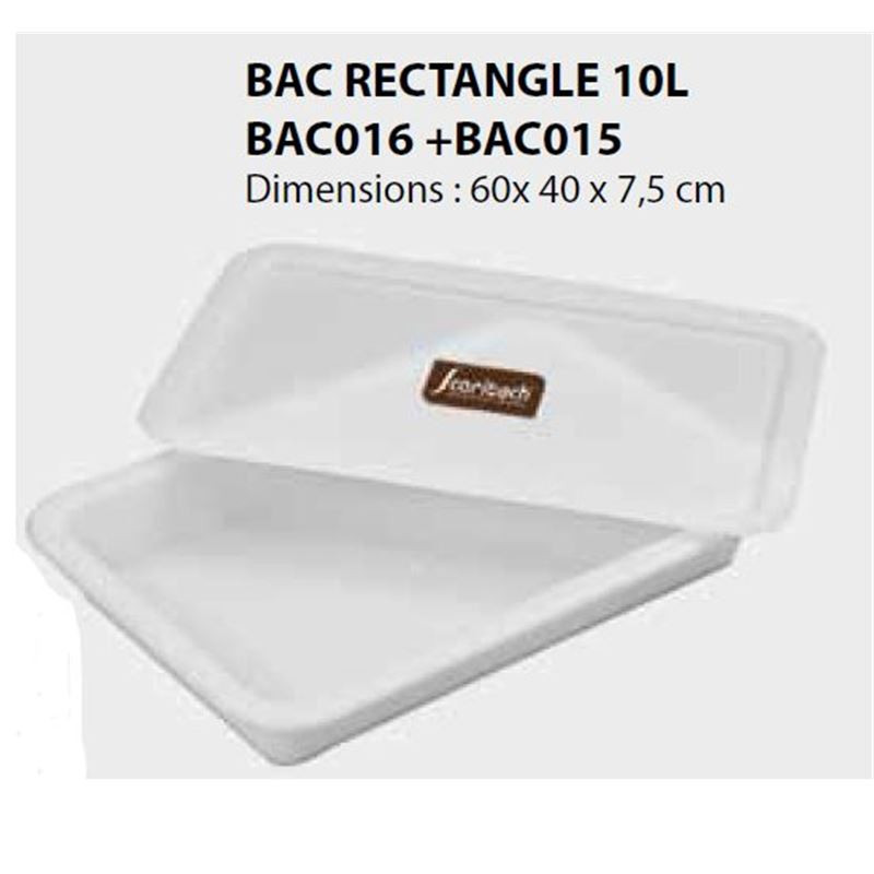 COUVERCLE POUR BAC 10L