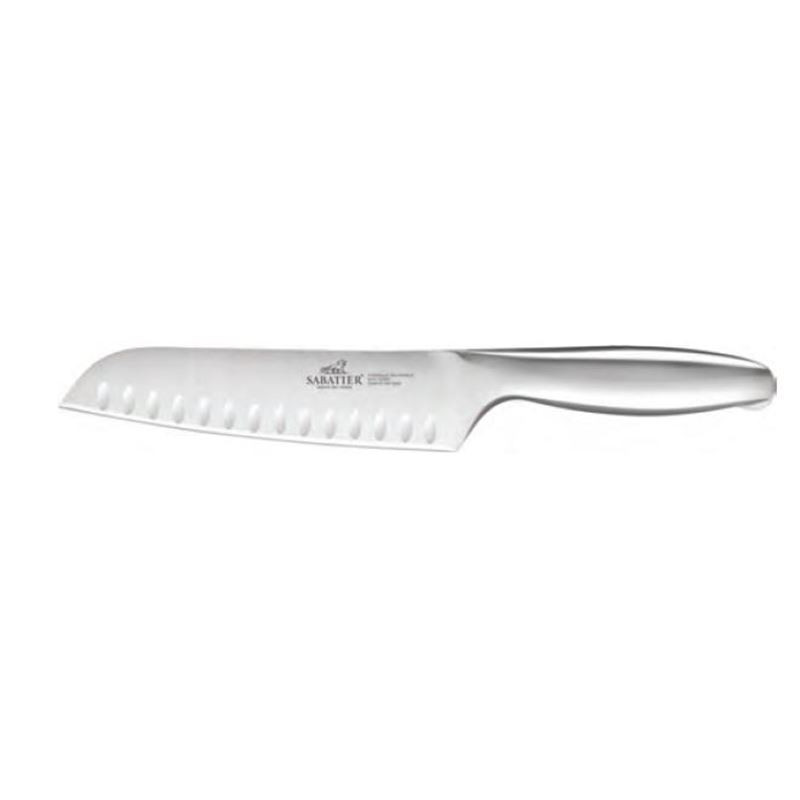 COUTEAU SANTOKU ALVEOLE 18 CM