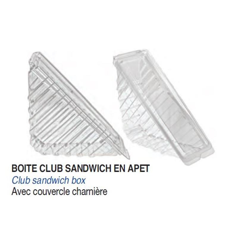 BOITE CLUB SANDWICH EN APET...