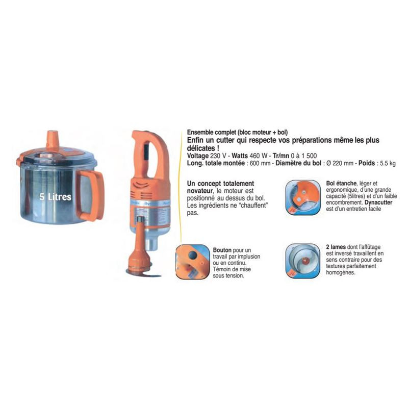 DYNACUTTER 5.5KG 1500 TR/MIN