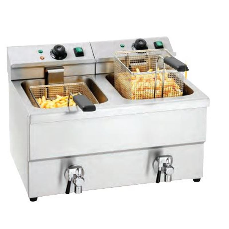 FRITEUSE  AVEC ROBINET DE...