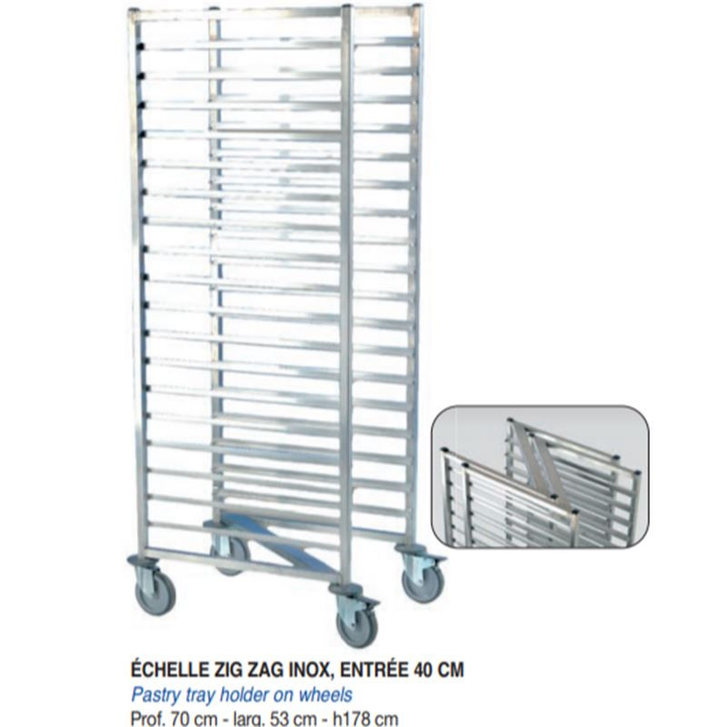 ECHELLE ZIG ZAG INOX ENTREE...
