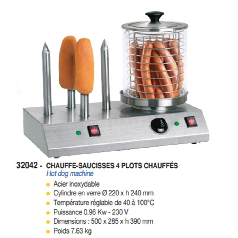 CHAUFFE SAUSSICES 4 PLOTS...