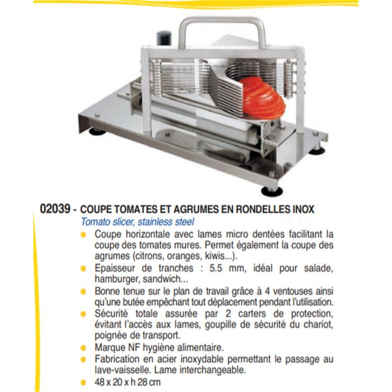 COUPE TOMATES ET AGRUMES EN...